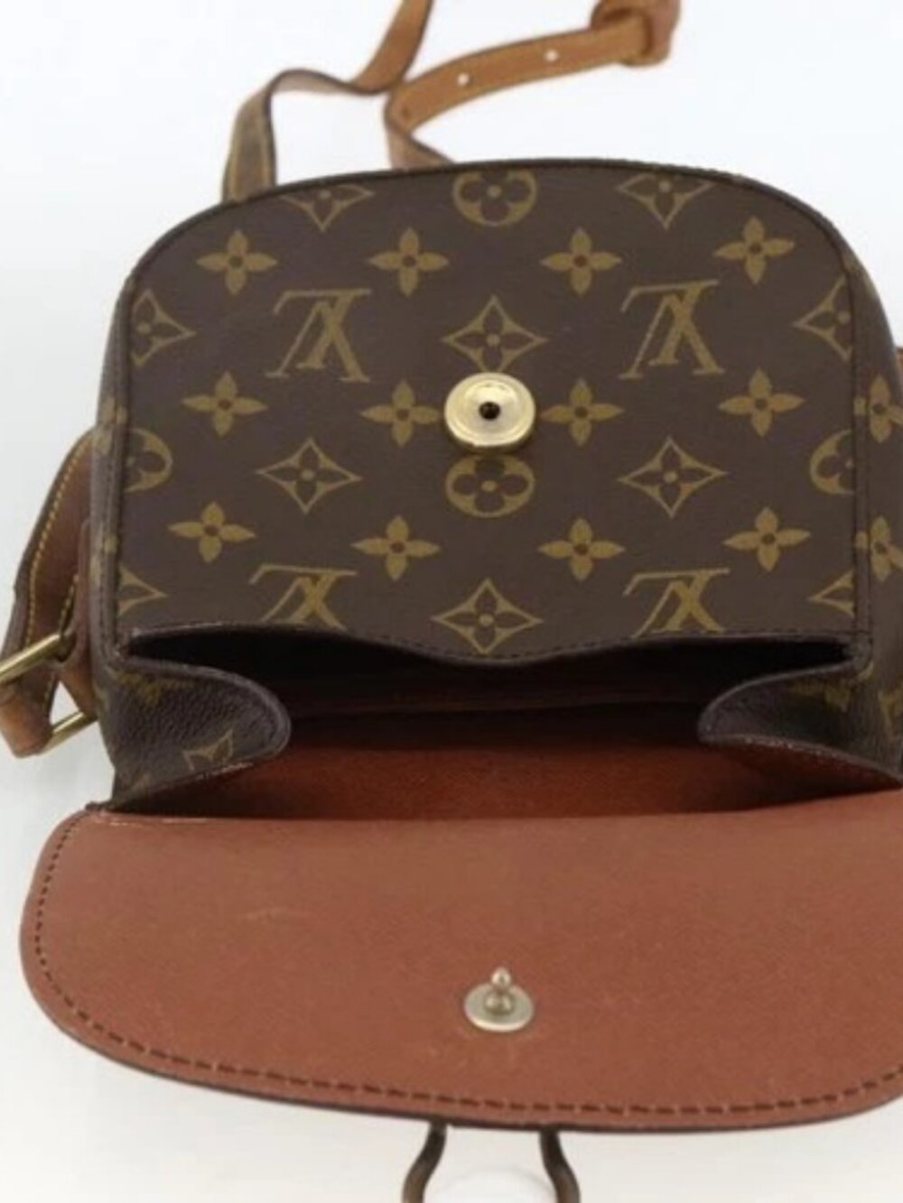 LOUIS VUITTON Monogram Saint Cloud PM Shoulder Bag M51244 LV Auth LNZ568 - Picture 13 of 16